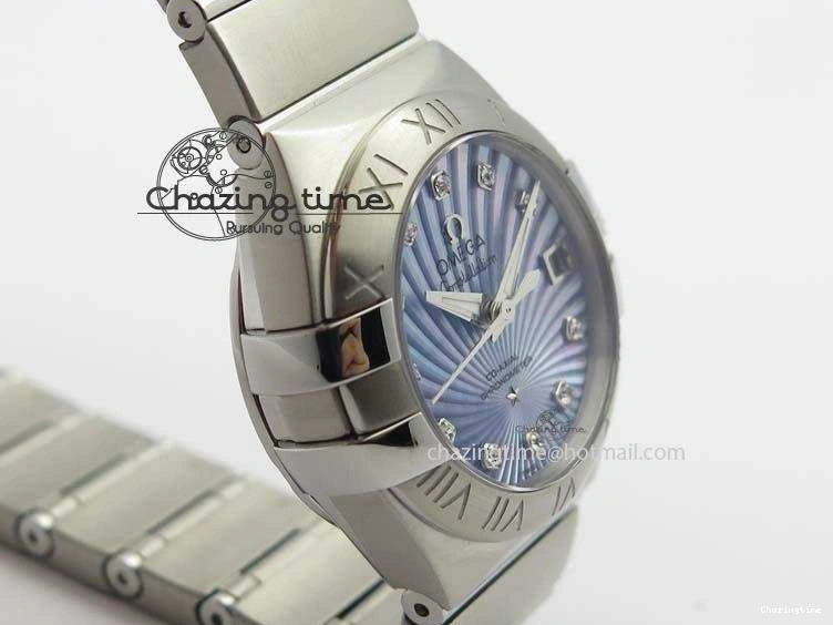 1228 Constellation 28mm V6F Best Edition SS Blue Dial On SS Bracelet A MultiPurpose 8201